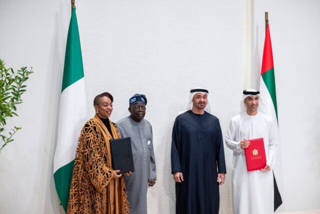 Tinubu returns from Abu Dhabi, signs economic partnership with UAE