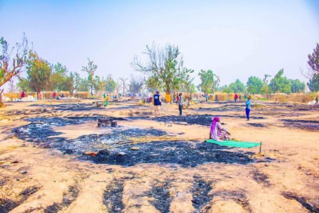 Fire razes Borno IDPs camps in Yobe
