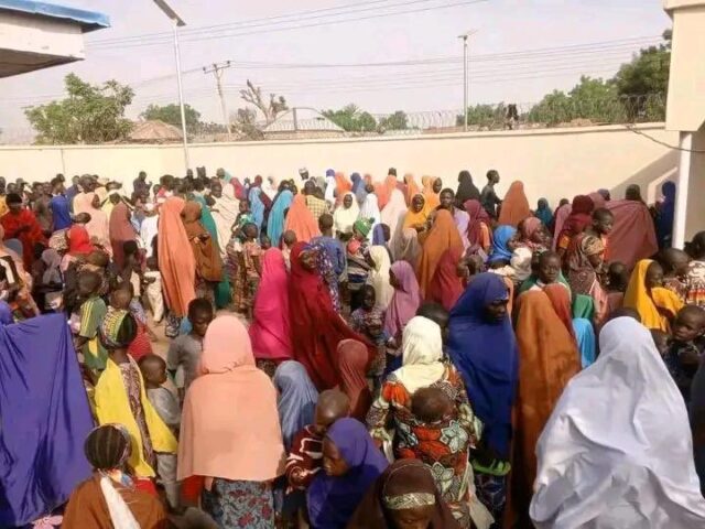 PHOTOS: IDPs seek refuge at Tumu District Head’s residence after bandit attacks in Gombe