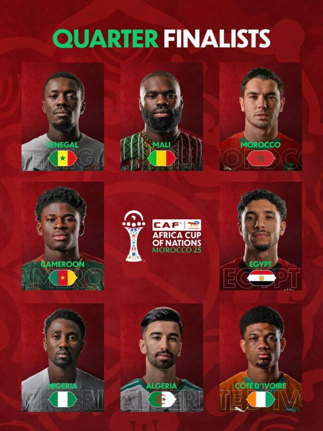 AFCON 2025: Nigeria meet Algeria as Egypt face Cote d’Ivoire in quarter-finals Algeria