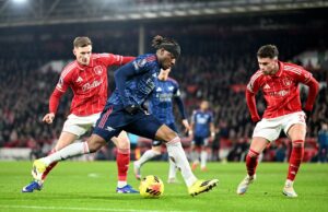EPL: Arteta angry as Arsenal denied penalty in Nottingham Forest stalemate Arteta