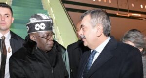 Tinubu arrives in Ankara for state visit to Türkiye