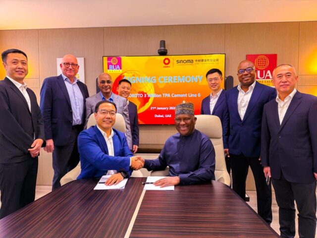 BUA, CBMI sign agreement to build $240m cement line in Sokoto CBMI