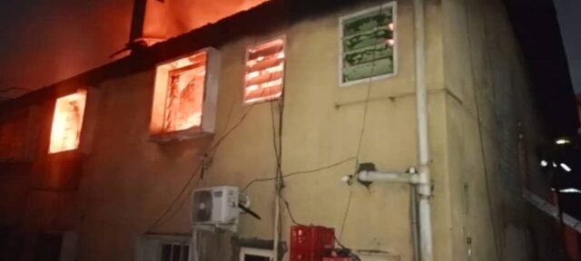 Fire razes building in Ikeja Computer Village Fire