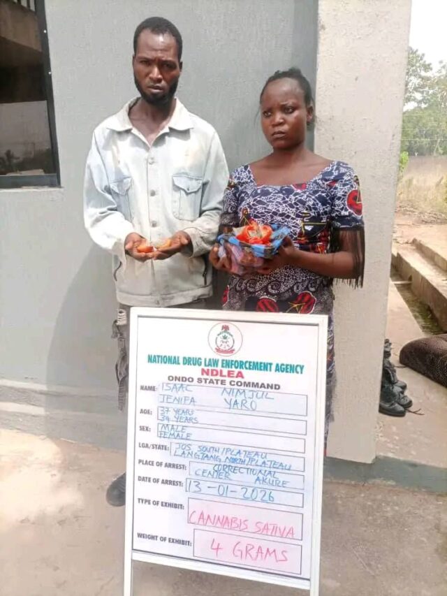 NCoS foils drug smuggling attempt at Akure prison