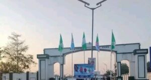 APC flags raised at Kano govt house ahead of Gov Yusuf’s return