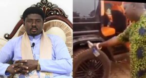 Rev. Father Muonso takes G-Wagon to traditionalist for blessings