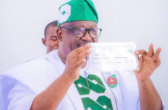 Plateau governor joins APC, obtains membership card Plateau