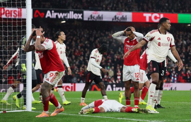 EPL: Arsenal miss chance to extend lead in Liverpool stalemate Arsenal