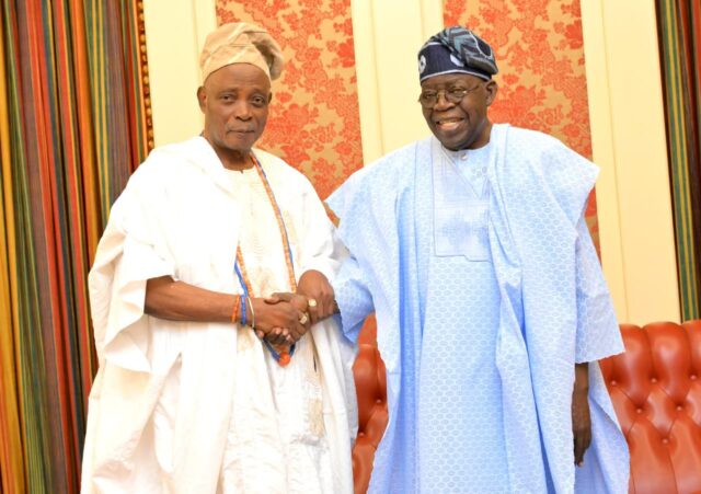 PHOTOS: Tinubu hosts Olubadan at Aso Rock Tinubu