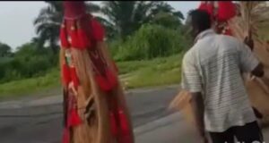 Anambra police arrest masquerade for beating, destroying residents’ property Masquerade