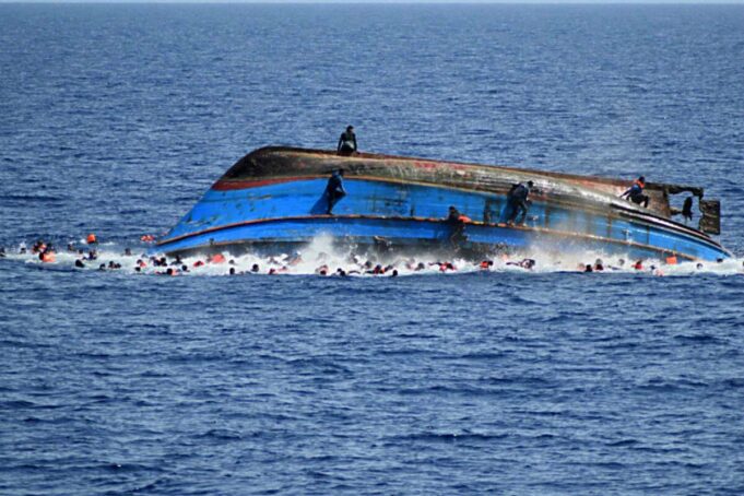 One rescued and 50 feared drowned as migrant boat sinks in Mediterranean Boat