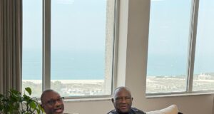 ‘Your humility, focus rare’: Otedola visits Abdulsamad Rabiu at BUA office in Dubai Otedola