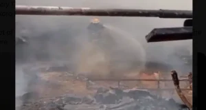 Fire destroys recycling site, spreads to buildings in Lagos