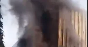 Fire guts container truck on Lagos bridge
