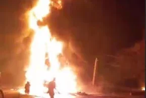 Fire Service rescues man from burning truck in Oyo