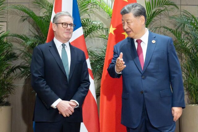 Starmer tells President Xi: UK’ll build sophisticated ties with China Starmer