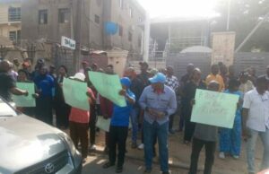 FCTA workers, NLC protest at Industrial Court