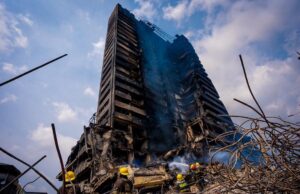 Sanwo-Olu confirms 8 fatalities, 13 survivors at GNI building fire outbreak Sanwo-Olu