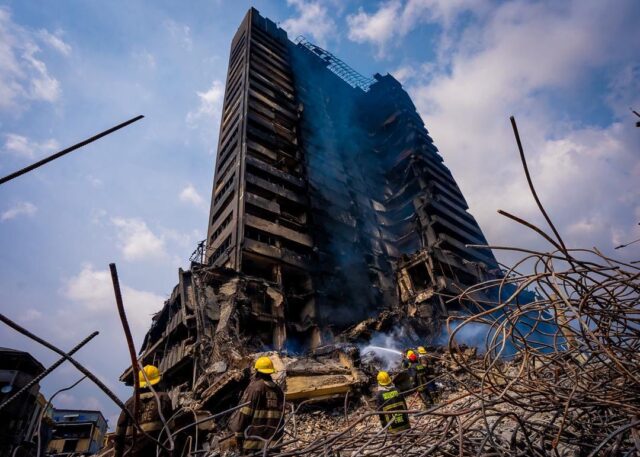 Sanwo-Olu confirms 8 fatalities, 13 survivors at GNI building fire outbreak Sanwo-Olu