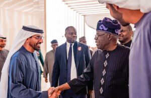 Tinubu arrives Abu Dhabi for 2026 sustainability summit Abu Dhabi