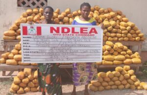 NDLEA arrests female drug kingpin in Ibadan, nabs 2 terrorist suppliers in Borno NDLEA