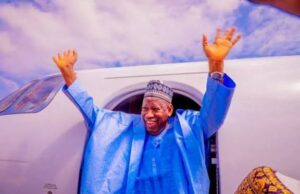 Ganduje returns from London, heads to Kano for APC engagements