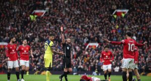 EPL: Man United beat 10-man Tottenham to extend winning run Tottenham