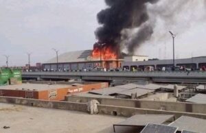 Fire razes shops at Singa Market in Kano
