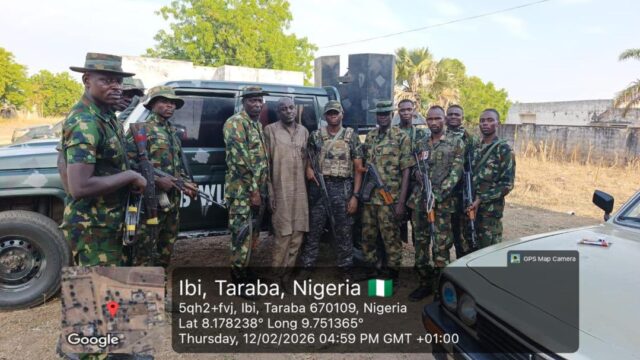 Troops arrest suspected gun-runner, recover weapons in Taraba