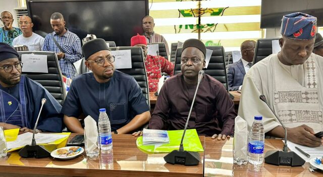 Wike-backed PDP leaders attend INEC meeting with parties PDP