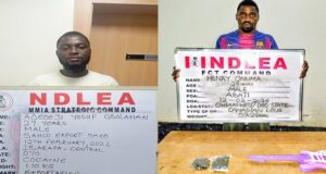 NDLEA intercepts London-bound cocaine sent from Lagos prison, seizes drug hidden in children’s toy guitar NDLEA
