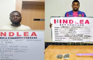 NDLEA intercepts London-bound cocaine sent from Lagos prison, seizes drug hidden in children’s toy guitar NDLEA