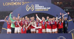 Arsenal beat Corinthians to win maiden Women’s Champions Cup Arsenal