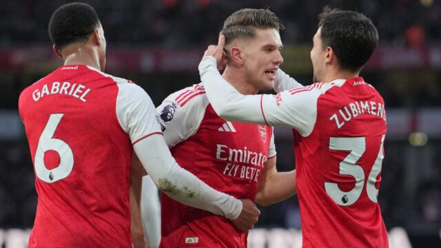 EPL: Gyokeres double helps Arsenal extend lead to 9 points as Chelsea whip Wolves Arsenal