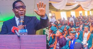 Bamidele gifts 1,564 matriculating Ekiti varsity students rice, yam, cash Bamidele