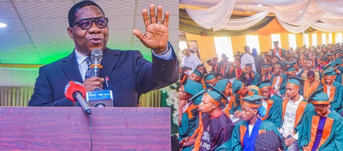 Bamidele gifts 1,564 matriculating Ekiti varsity students rice, yam, cash Bamidele