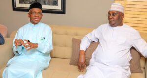 PHOTOS: Atiku visits El-Rufai after foiled arrest in Abuja Atiku