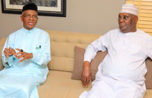 PHOTOS: Atiku visits El-Rufai after foiled arrest in Abuja Atiku