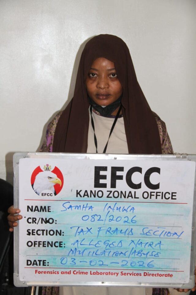 EFCC arrests Kannywood actress Samha Inuwa over naira mutilation