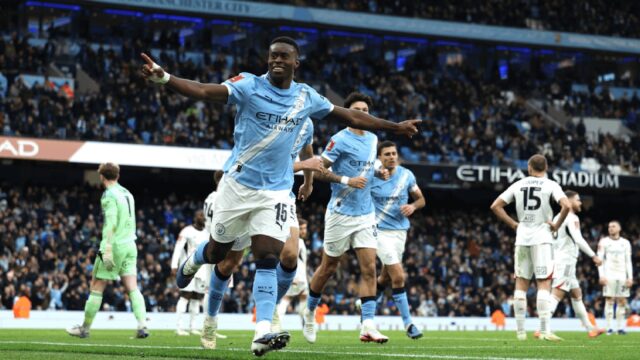 FA Cup: Guehi scores first Man City goal as Mansfield stun Burnley Guehi