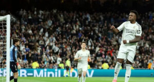 Vinicius nets brace as Real Madrid take LaLiga lead Madrid