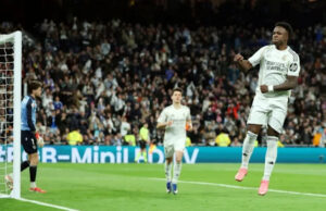 Vinicius nets brace as Real Madrid take LaLiga lead Madrid