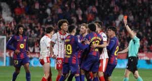 10-man Girona whip Barcelona in LaLiga Girona