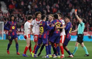 10-man Girona whip Barcelona in LaLiga Girona