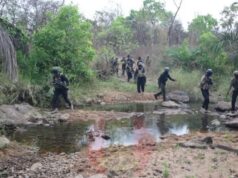 PICTORIAL: Troops overrun terrorist camp, seizes arms in Kogi