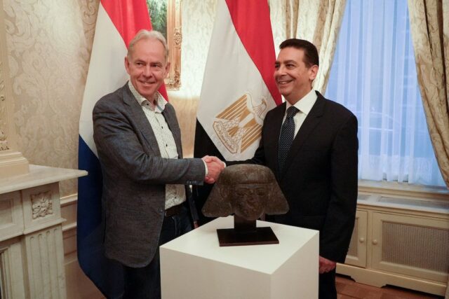 Netherlands returns 3,500-year-old looted sculpture to Egypt Netherlands