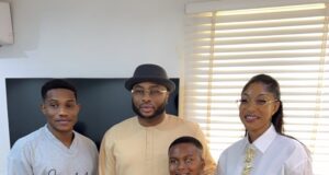 PHOTOS: Tonto Dikeh reunites son with Churchill after decade-long estrangement