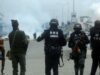 Police disperse minibus drivers with tear gas for blocking Lekki-Epe Expressway Police