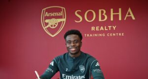 Saka signs new five-year contract, becomes Arsenal’s best-paid player Saka